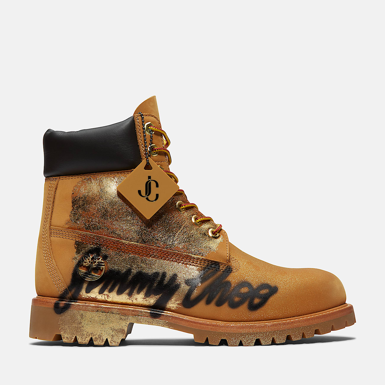 Jimmy Choo x Timberland® Spray-painted Boot for Men in Yellow - 1
