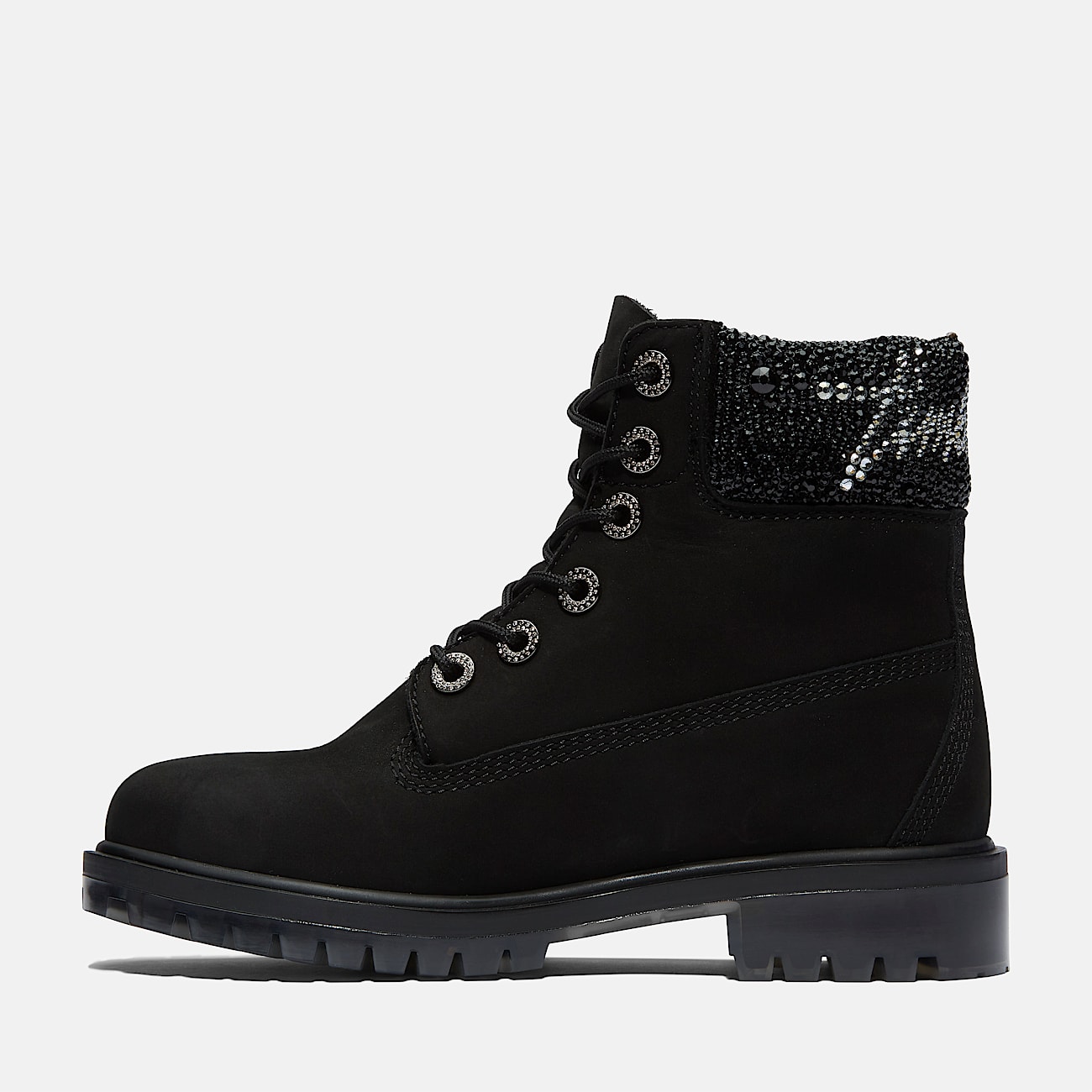 Stivale 6 Inch con Cristalli Jimmy Choo x Timberland® da Donna in colore nero - 7