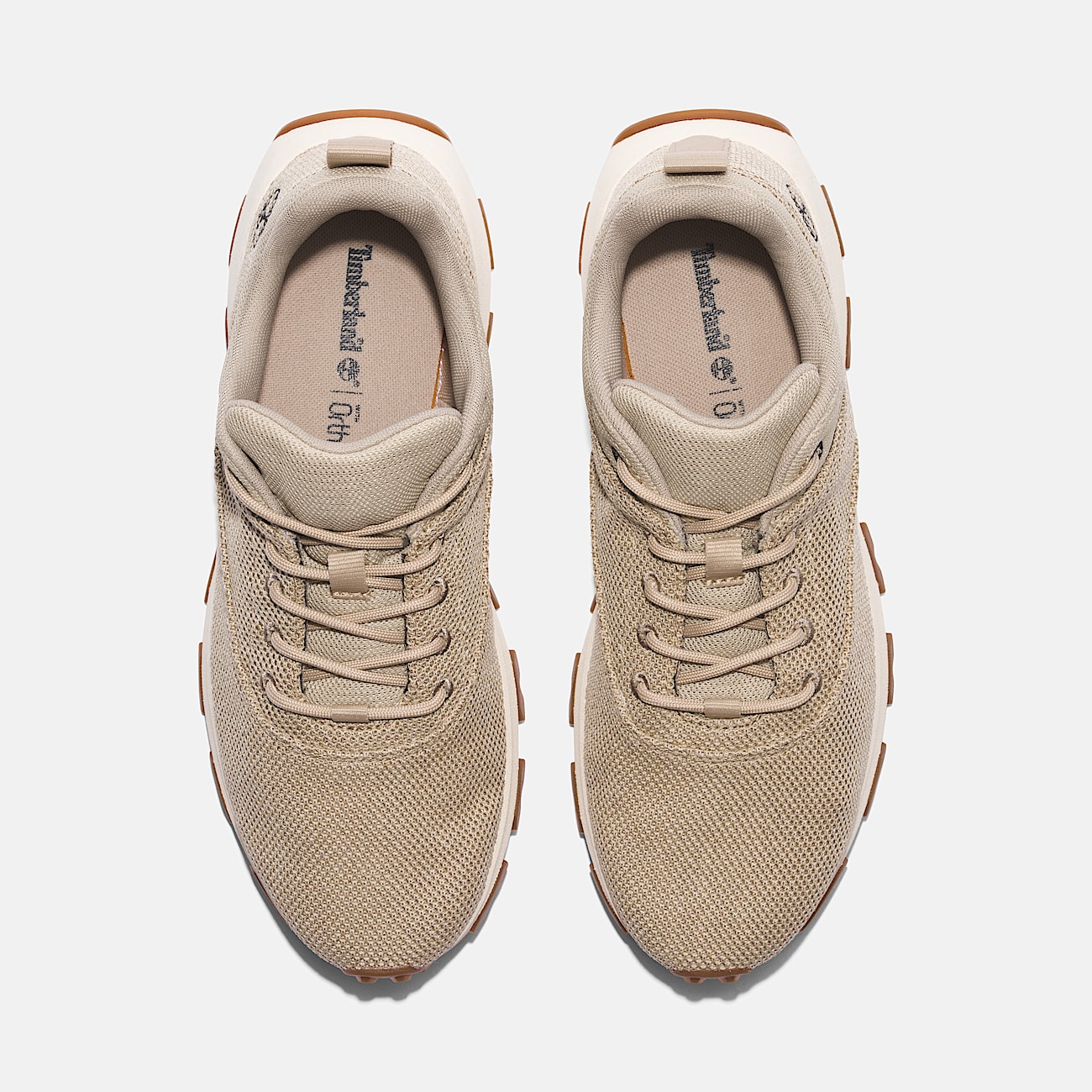 Winsor Park Low Lace Up Trainer for Men in Beige - 2