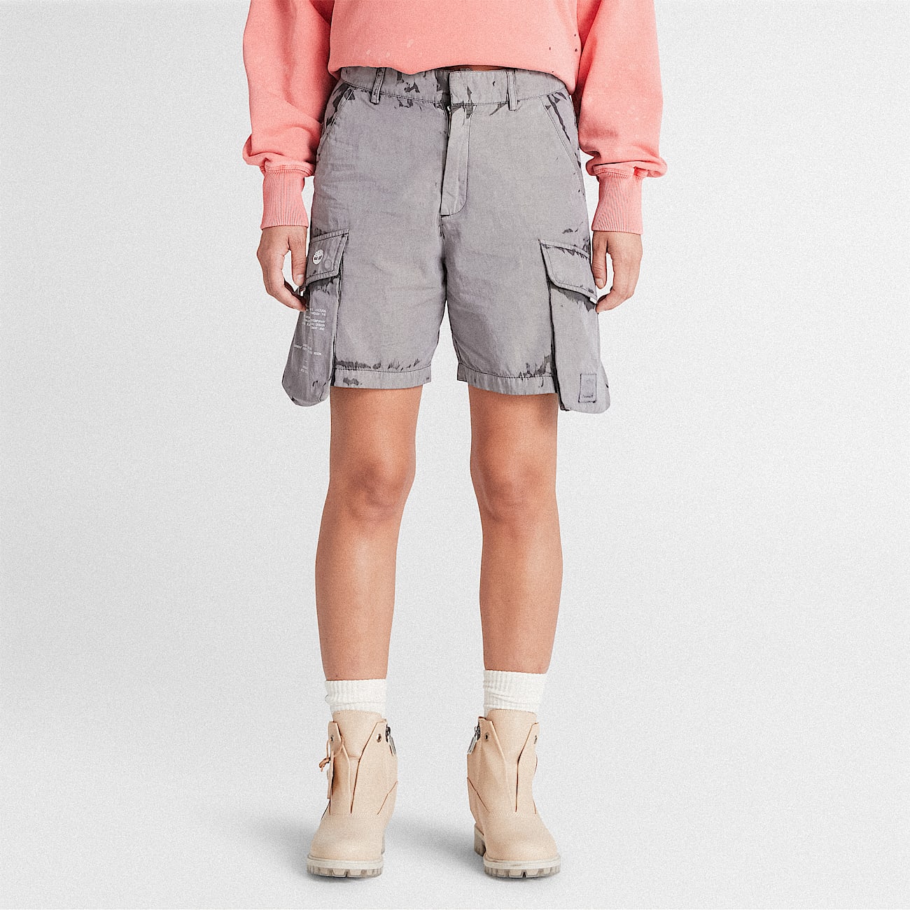 Shorts Cargo Timberland® x A-COLD-WALL* Future73 Unisex in grigio scuro - 5