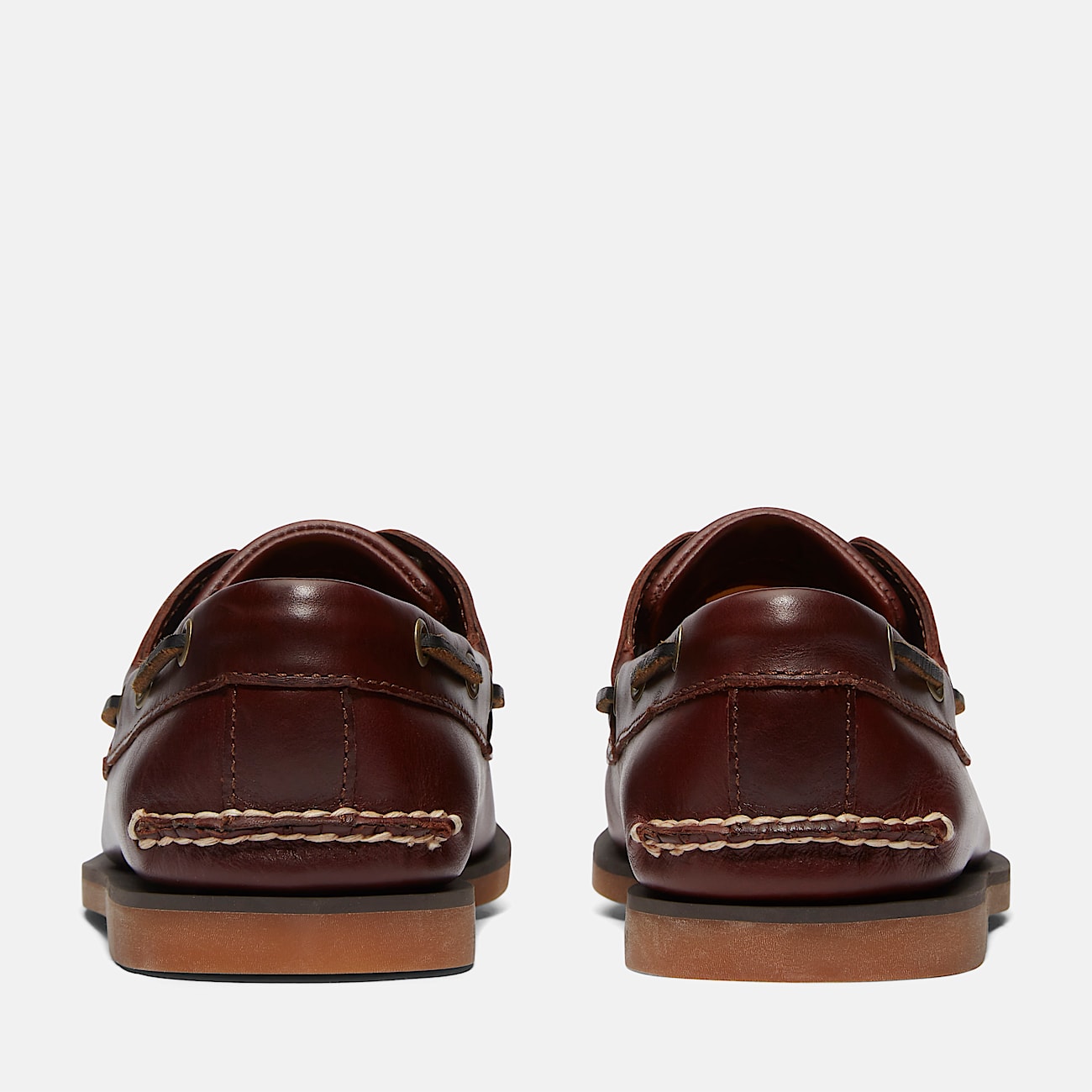 Classic 2-Eye Boat Shoe for Men in Brown - 5