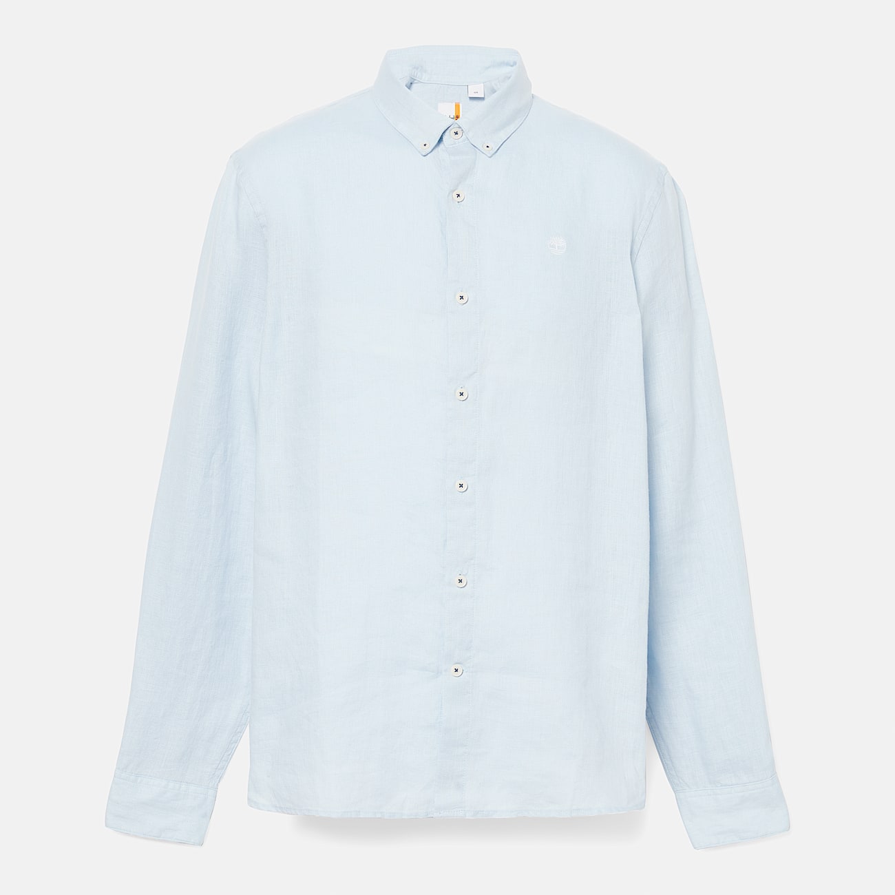 Camicia in Lino Mill Brook da Uomo in blu chiaro - 5