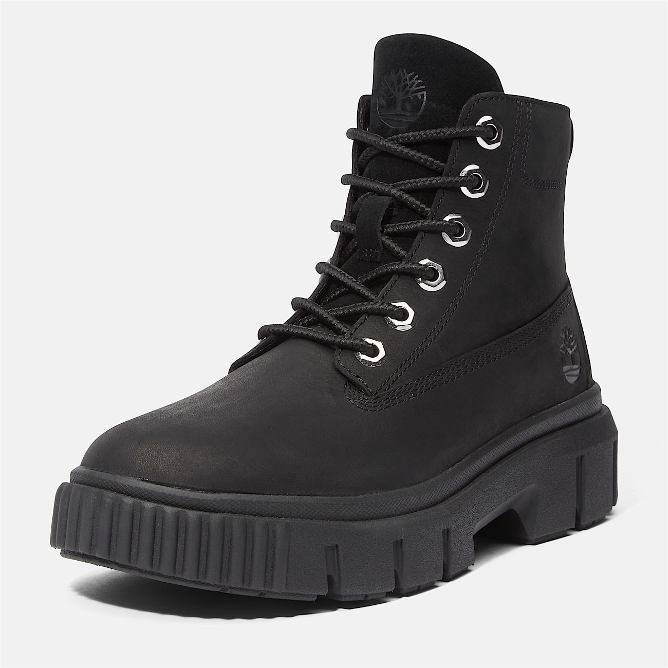 Botas Greyfield de caa media para mujer en negro TBL negro ALT8