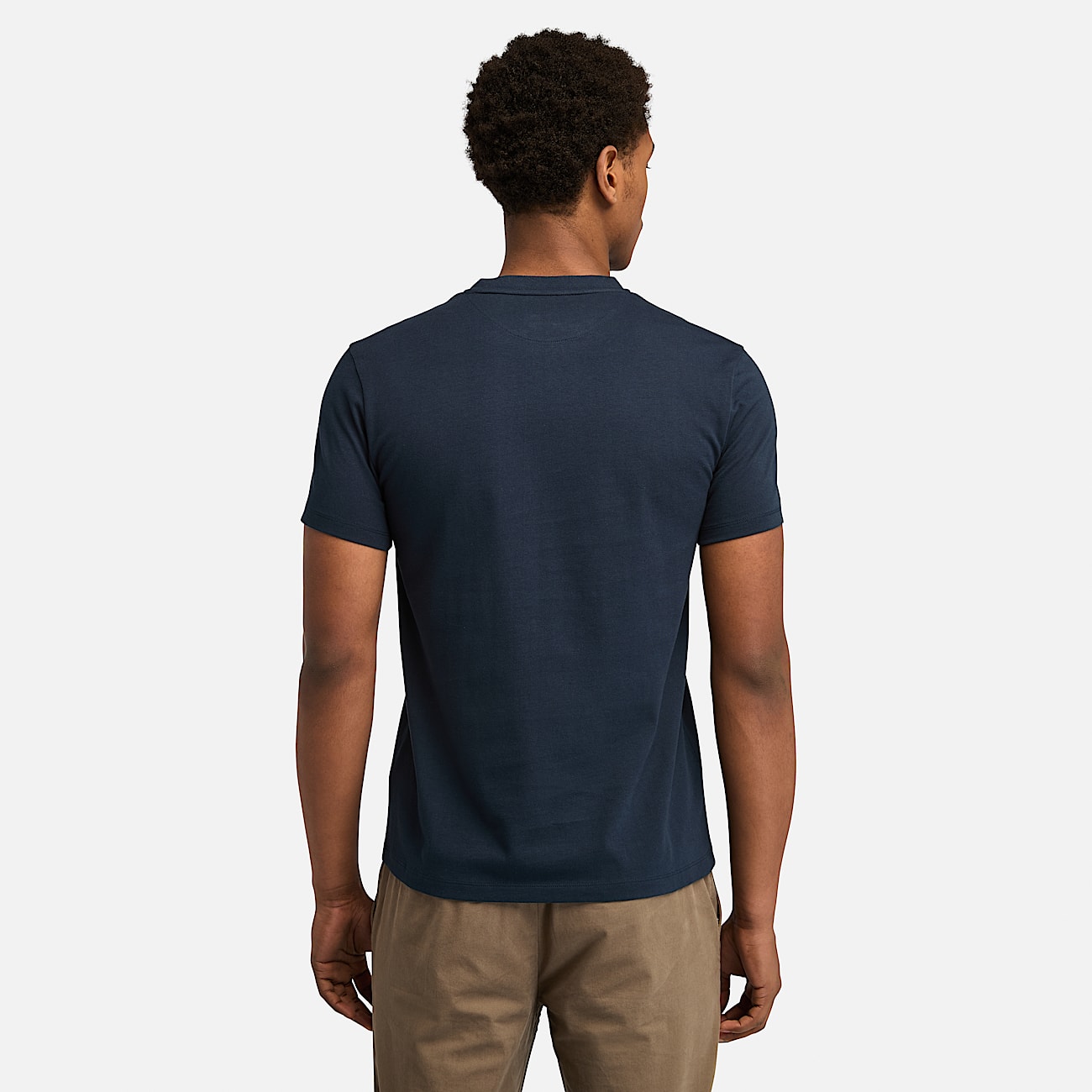 Dunstan River ShortSleeve TShirt for Men in Dark Blue TBL Blue ALT9