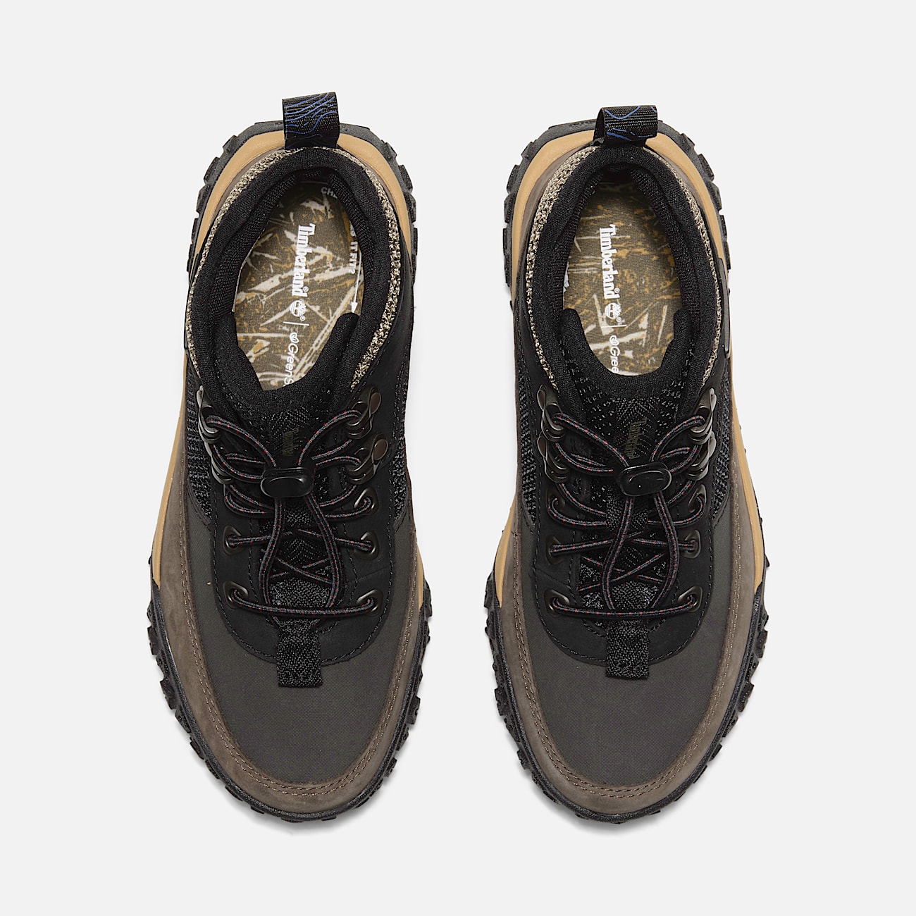 GreenStride™ Motion 6 Mid Bungee Trainer for Youth in Black/Brown - 2