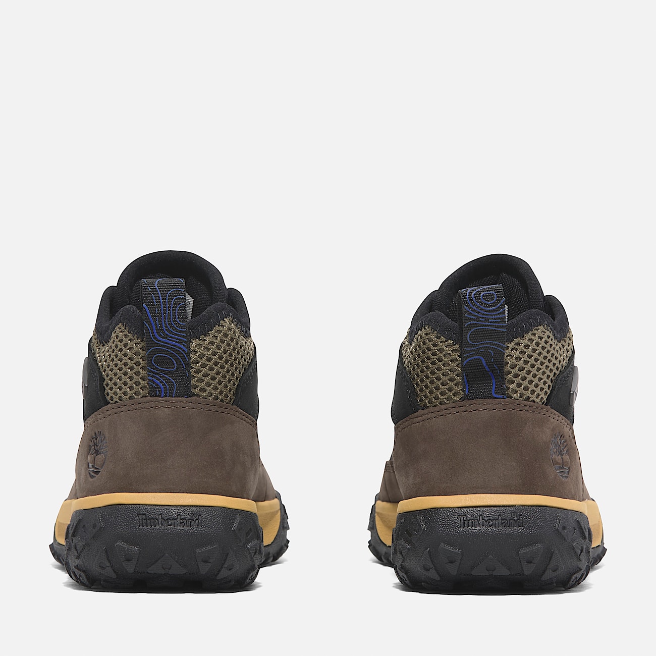 GreenStride Motion 6 Mid Trainer for Junior in BlackBrown TBL Brown ALT4