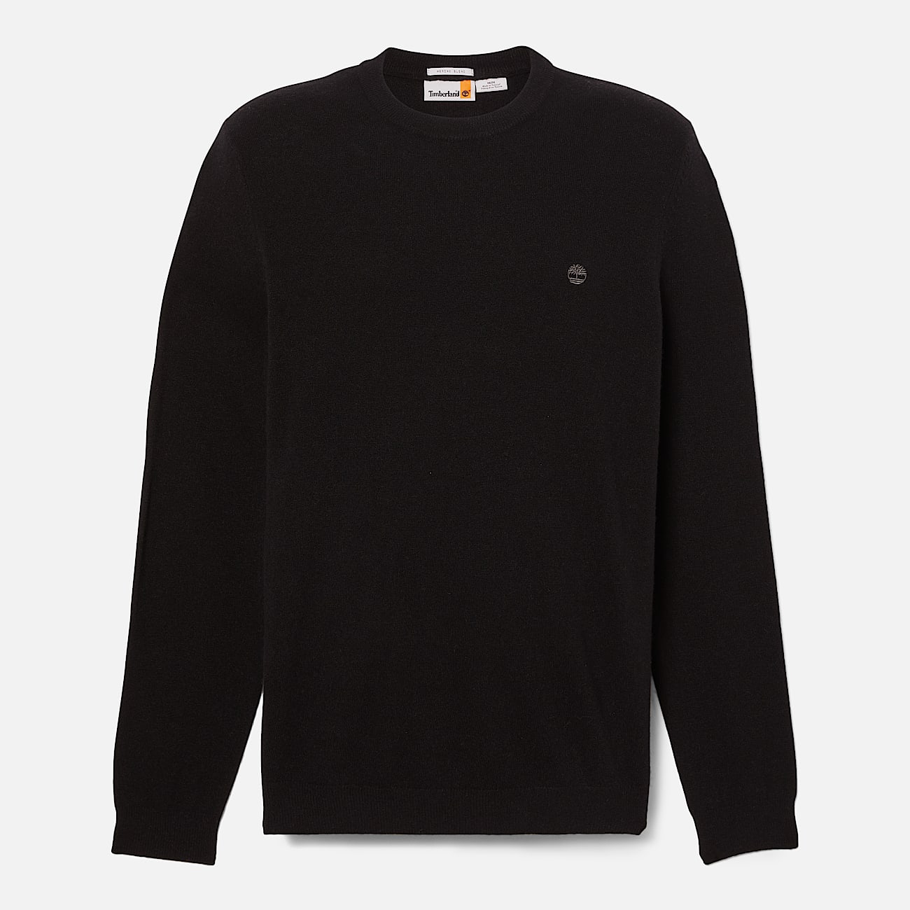 Timberland Cohas Brook Merino Crewneck Jumper for Men in Black TBL Black ALT10