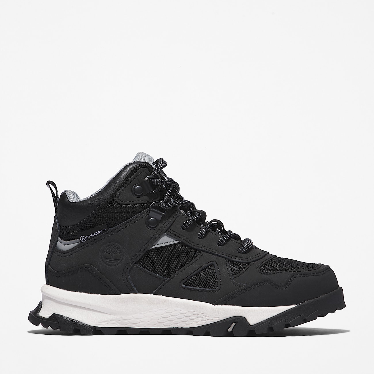 Lincoln Peak Laceup Hiking Boot for Youth in Black TBL Black HERO