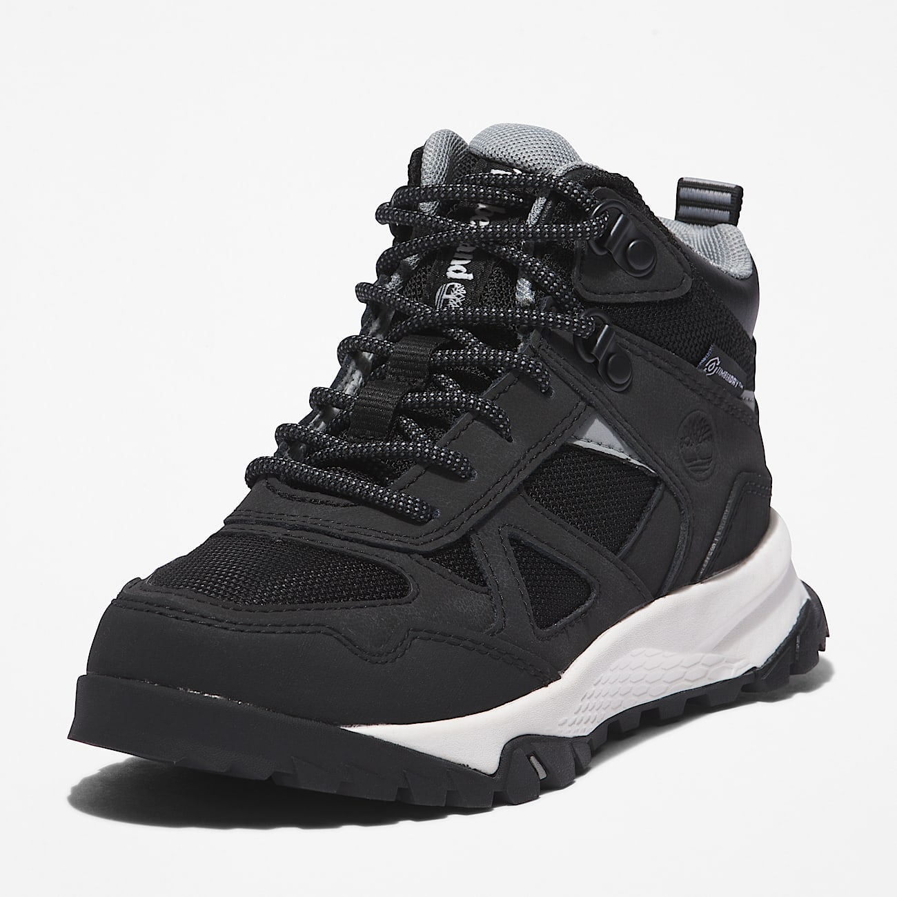 Lincoln Peak Mid Waterproof Hiking Boot for Junior in Black TBL Black ALT8