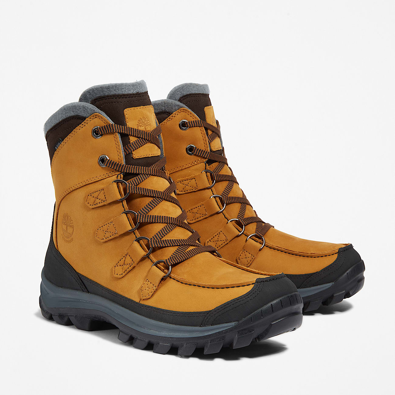 Chillberg Mid Waterproof Hiking Boot for Men in Yellow TBL Yellow ALT3