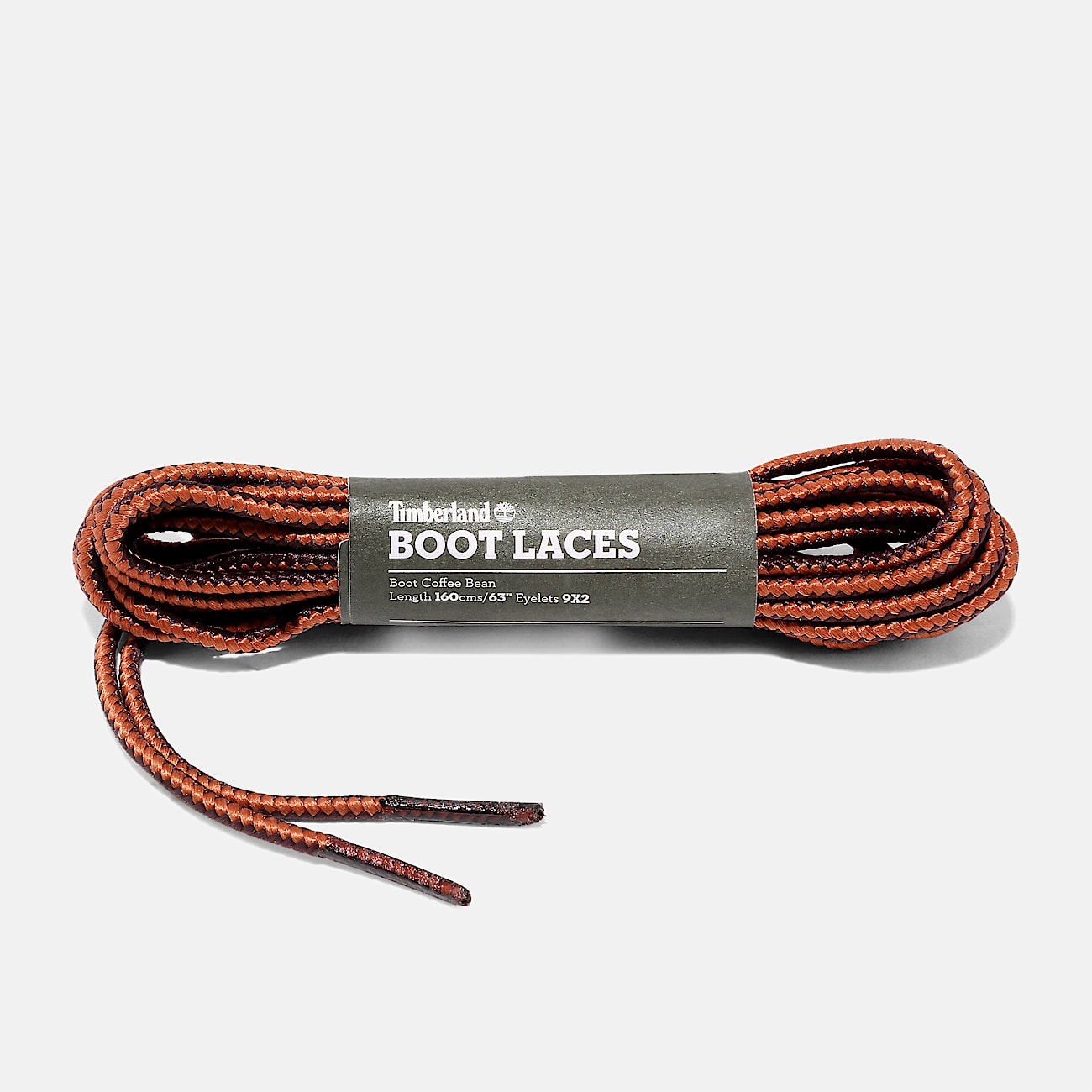 Cordones para botas de 160 cm (63") en marrón oscuro