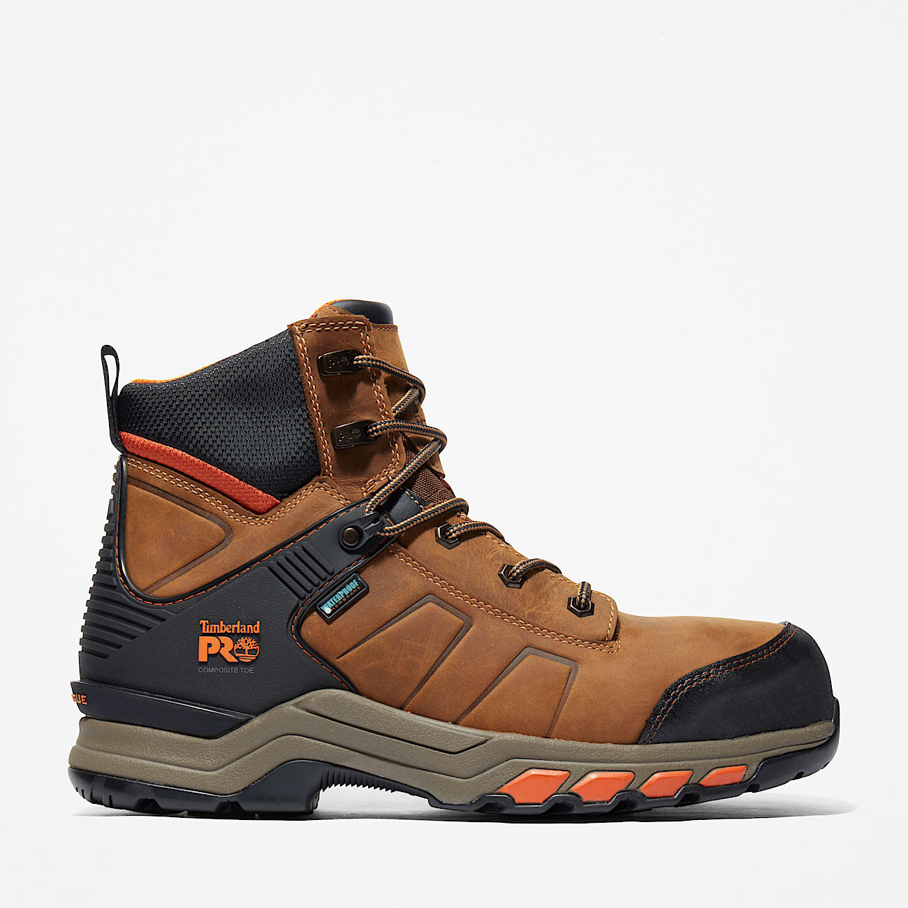 Wasserfester Timberland PRO Hypercharge 6Inch Work Boot mit Zehenschutz aus Verbundwerkstoff fr Herren in Braun TBL Braun HERO