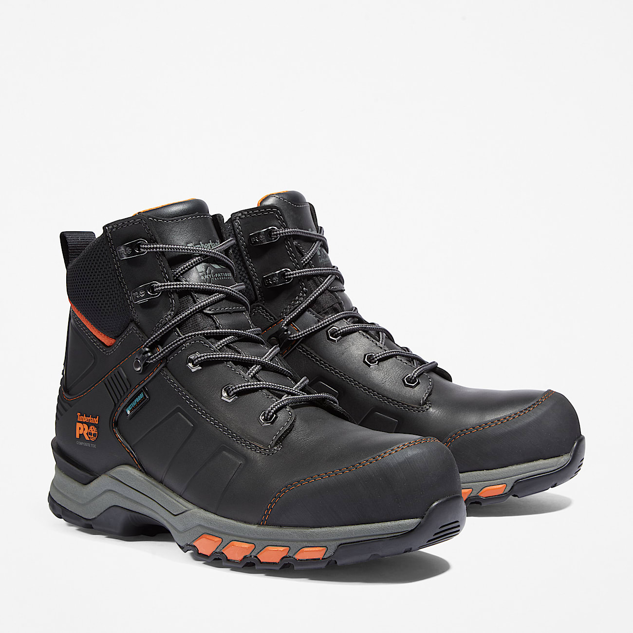 Wasserfester Timberland PRO Hypercharge 6Inch Work Boot mit Zehenschutz aus Verbundwerkstoff fr Herren in Schwarz TBL Schwarz ALT4