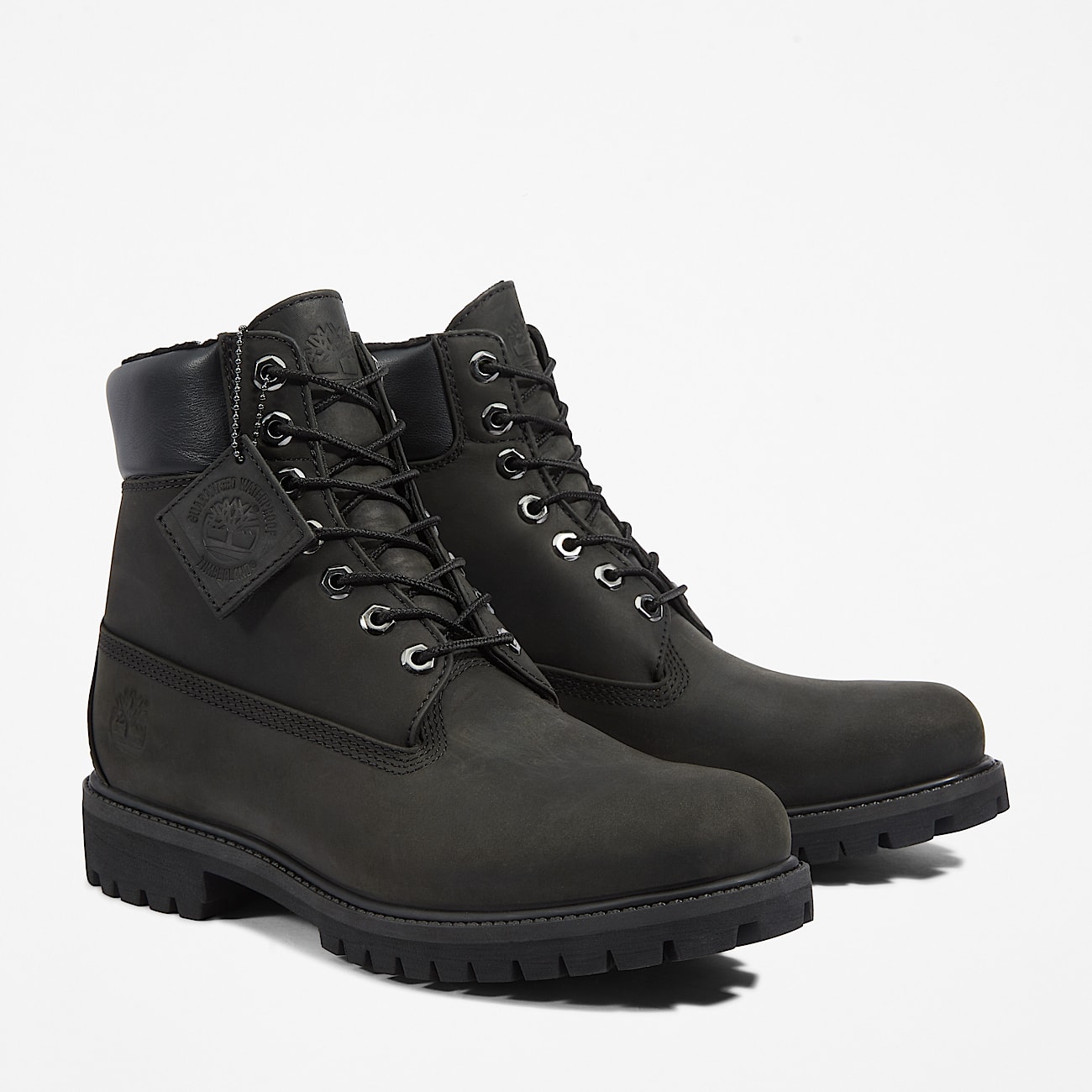 Botas impermeables Timberland Premium 6Inch con forro clido para hombre en negro TBL negro ALT4