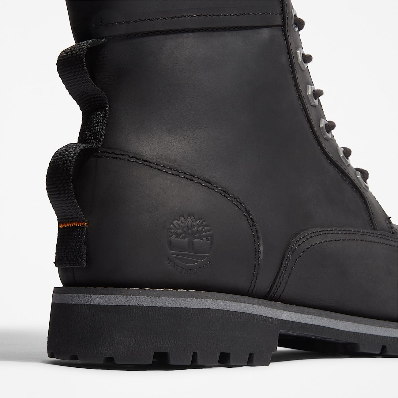 Rugged Waterproof Boot for Men in Black - 7