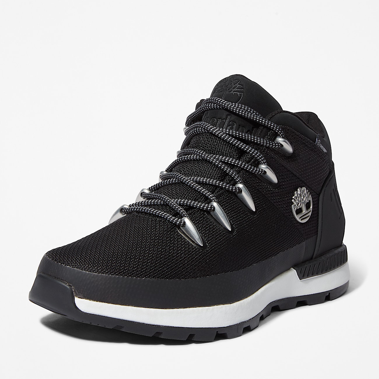 Sprint Trekker Mid Waterproof Trainer for Men in Black TBL Black ALT9