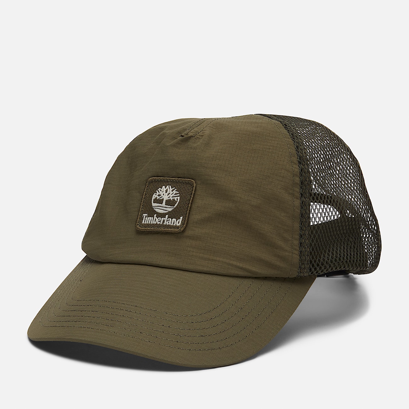 Soft Structured Trucker Hat in Green - 1