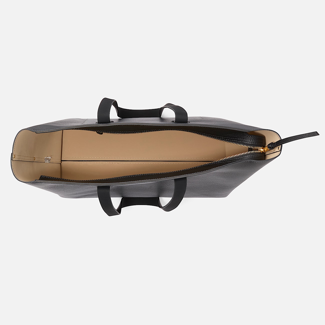 Tuckerman Leather Tote Bag in Black TBL Black ALT1