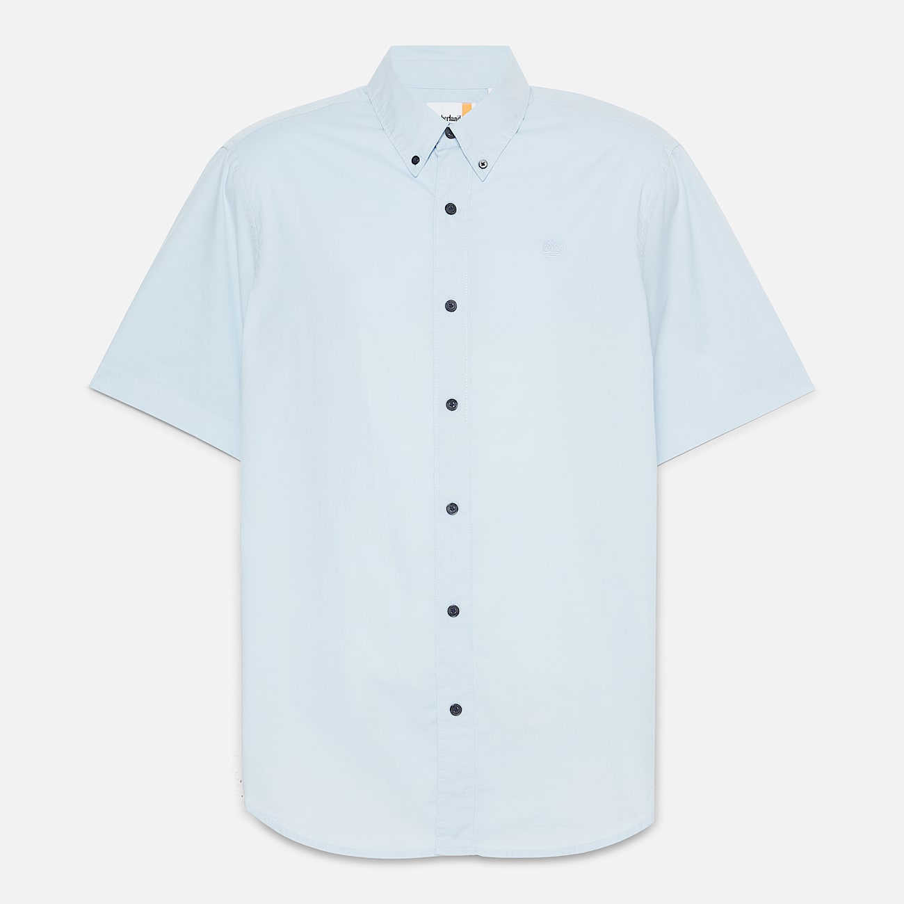 Short Sleeve Stretch Poplin Shirt fr herr i Ljusbl TBL Bl ALT10