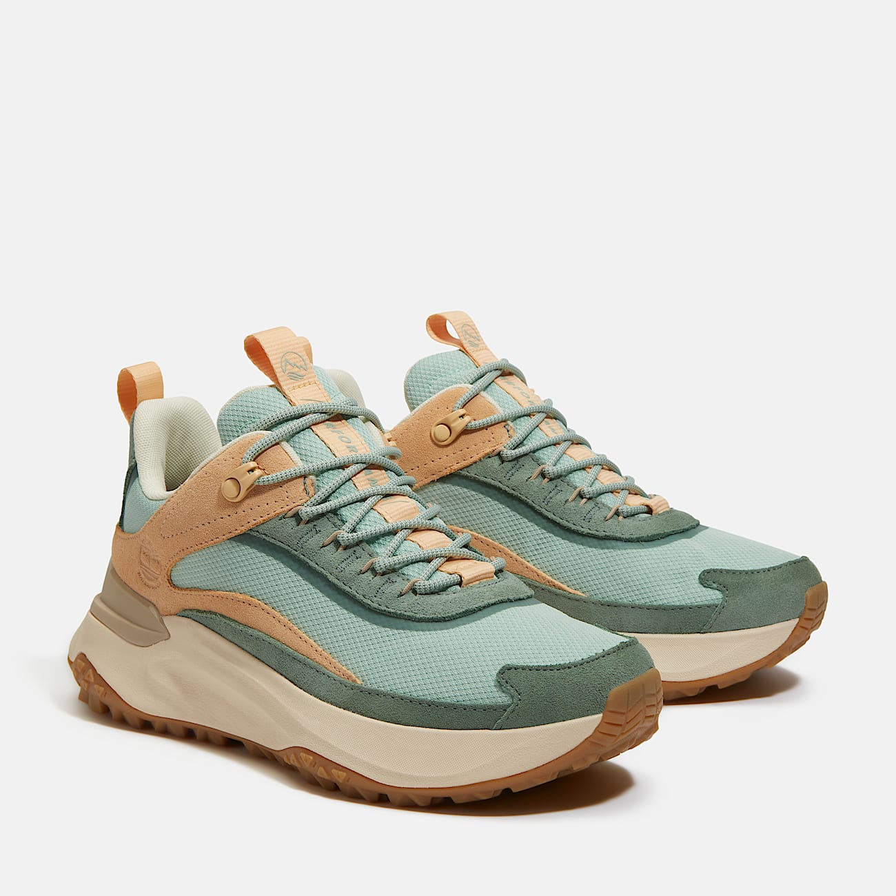 Basket basse imperméable à lacets Motion Access pour femme en vert clair - 7