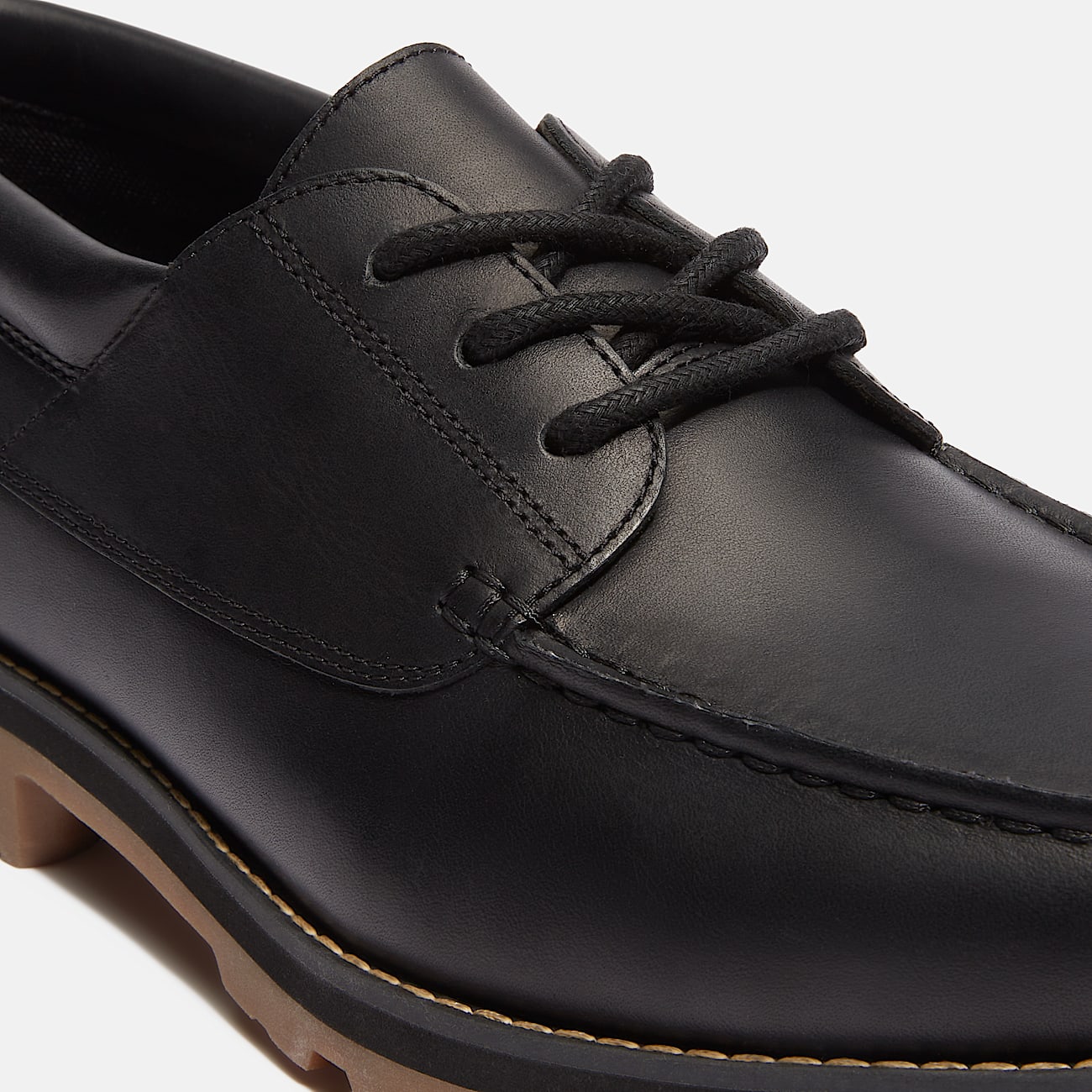 Britton Square Schuh zum Schnüren für Herren in Schwarz - 7