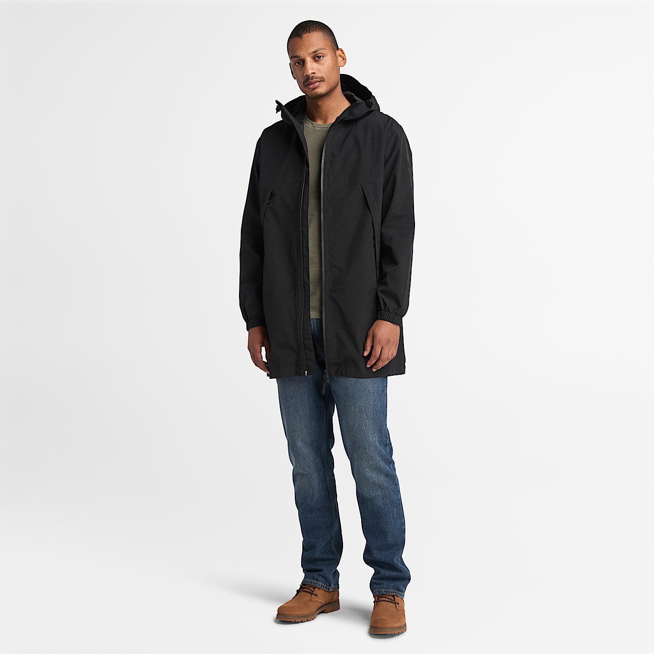Parka impermable Winnick pour homme en noir TBL noir ALT1