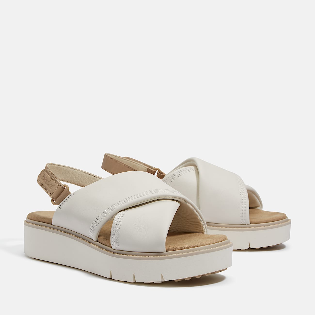 Sandale Safari Dawn à bride arrière pour femme en blanc - 4