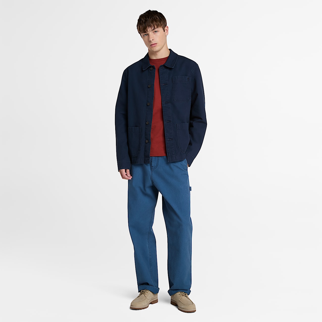T-shirt Dunstan River da Uomo in rosso - 2