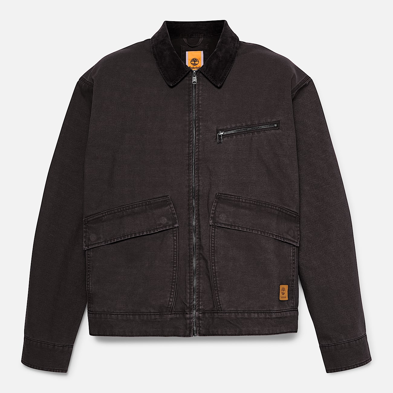 Strafford Washed Canvas Jacket for Men in Black