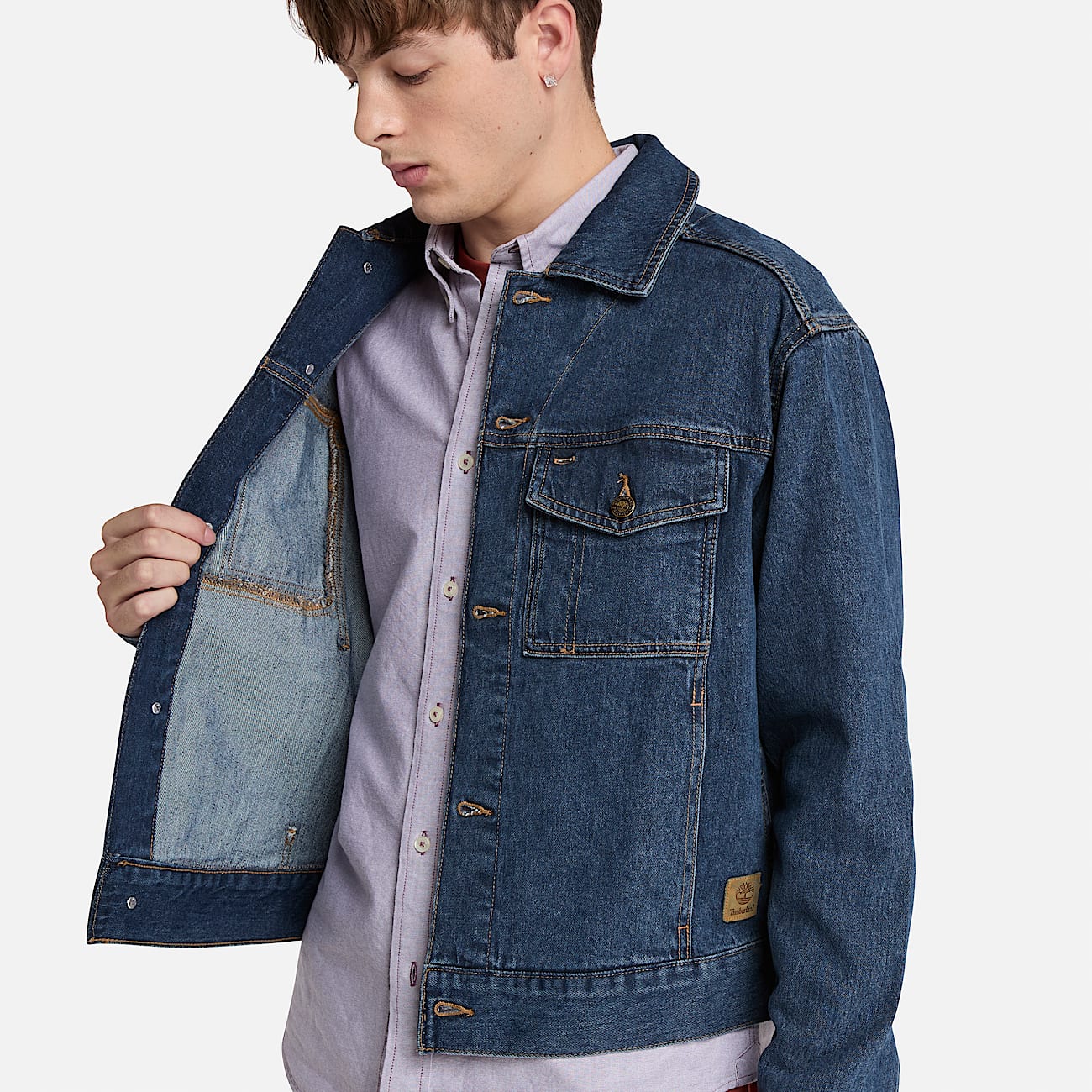 Denim Jack voor heren in blauw - 3