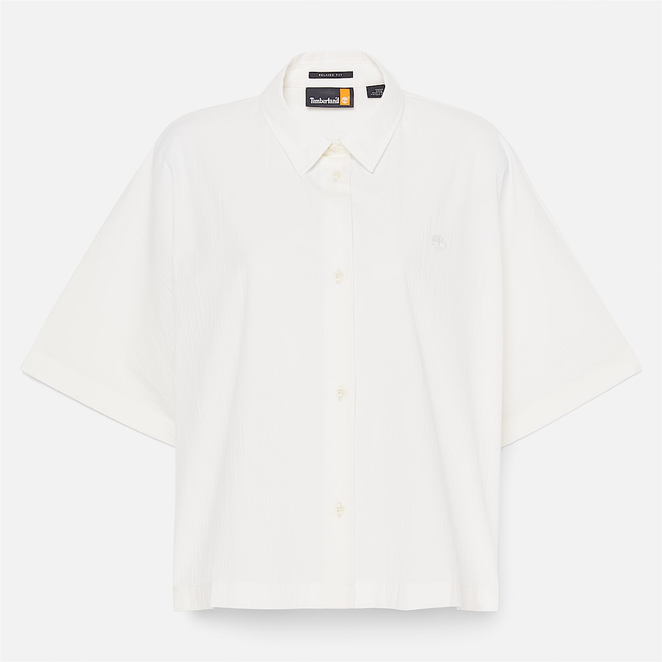 Camicia a Maniche Corte da Donna in bianco - 5