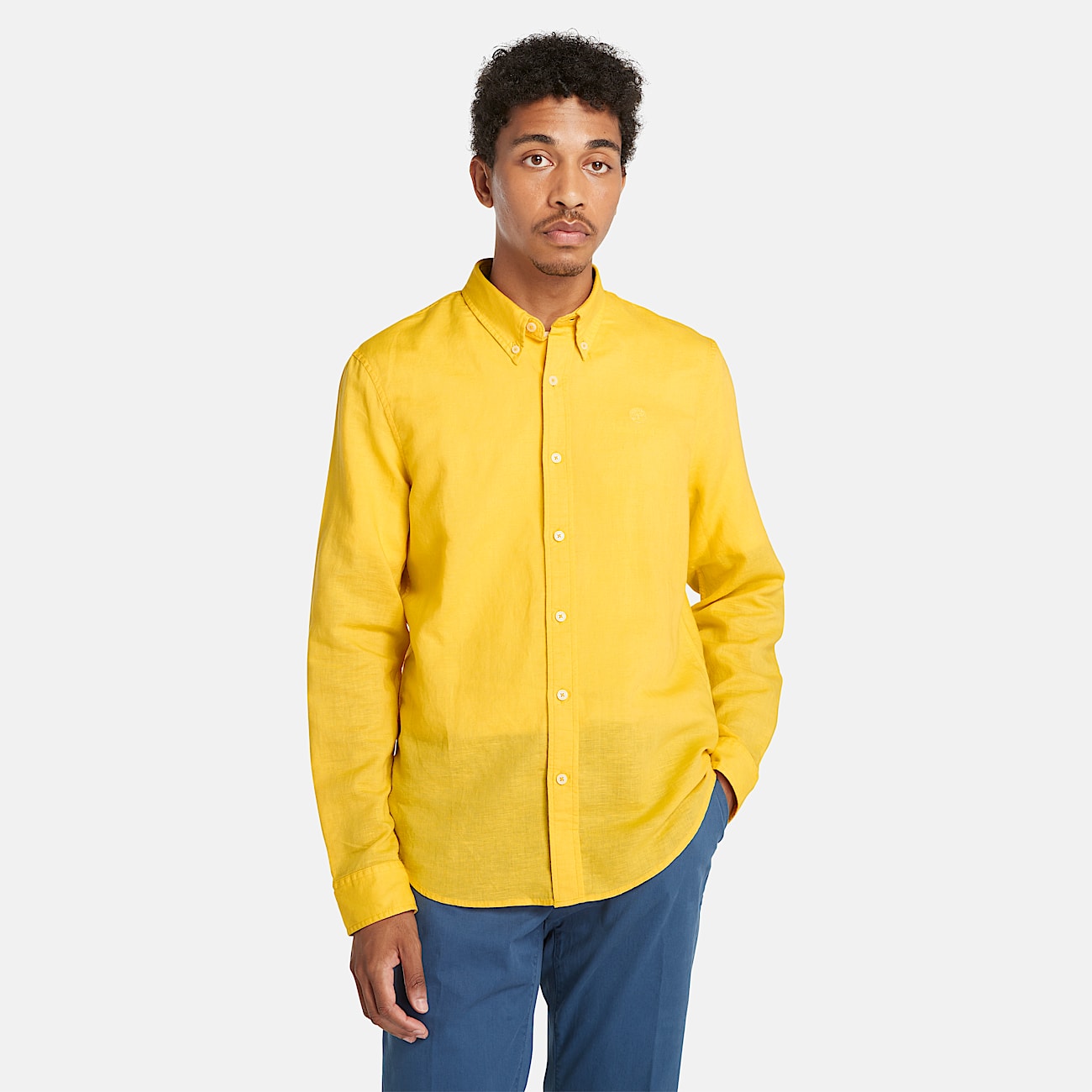 Chemise Lovell Lake ML pour homme en jaune TBL jaune HERO
