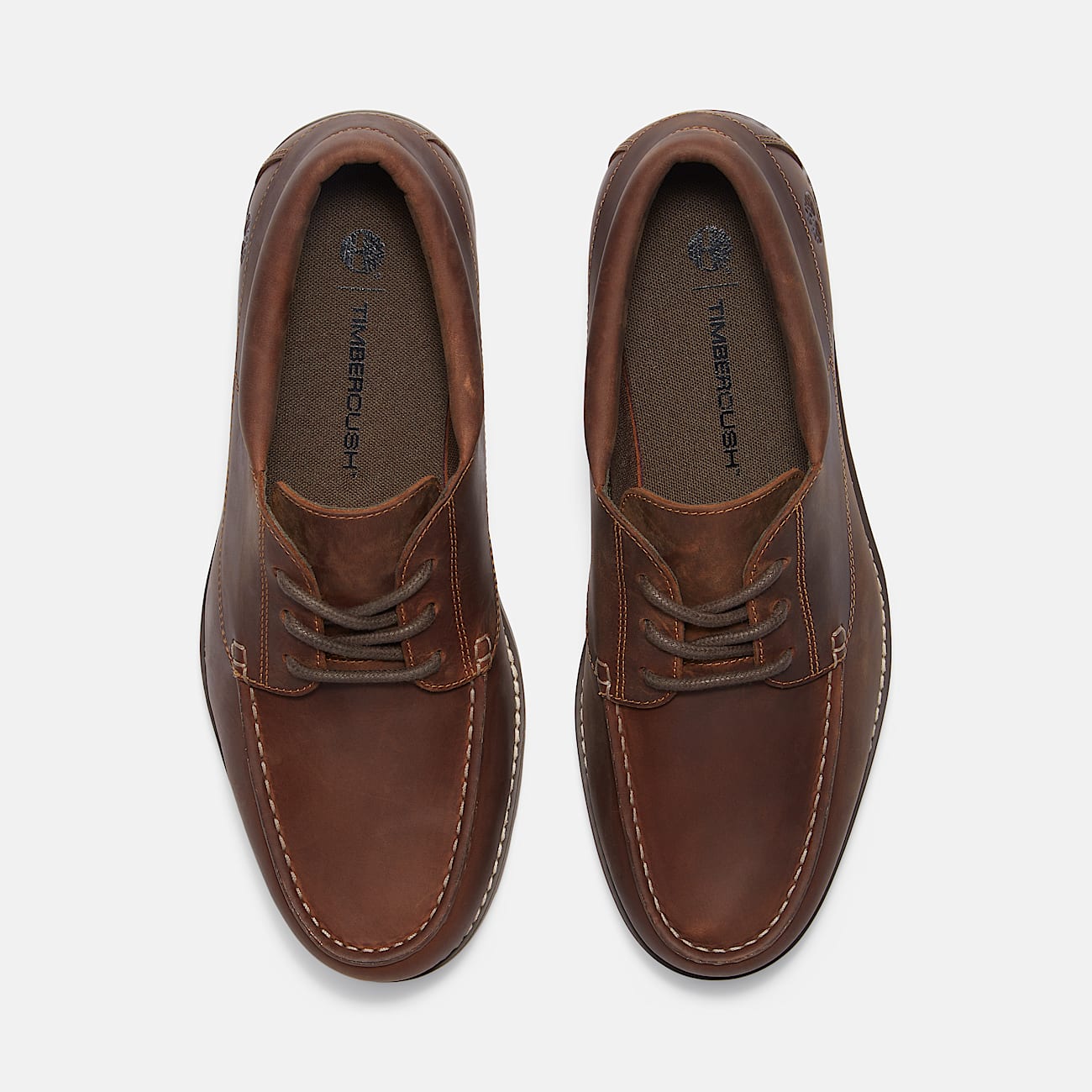 Britton Square Lace-Up Shoe for Men in Brown - 2