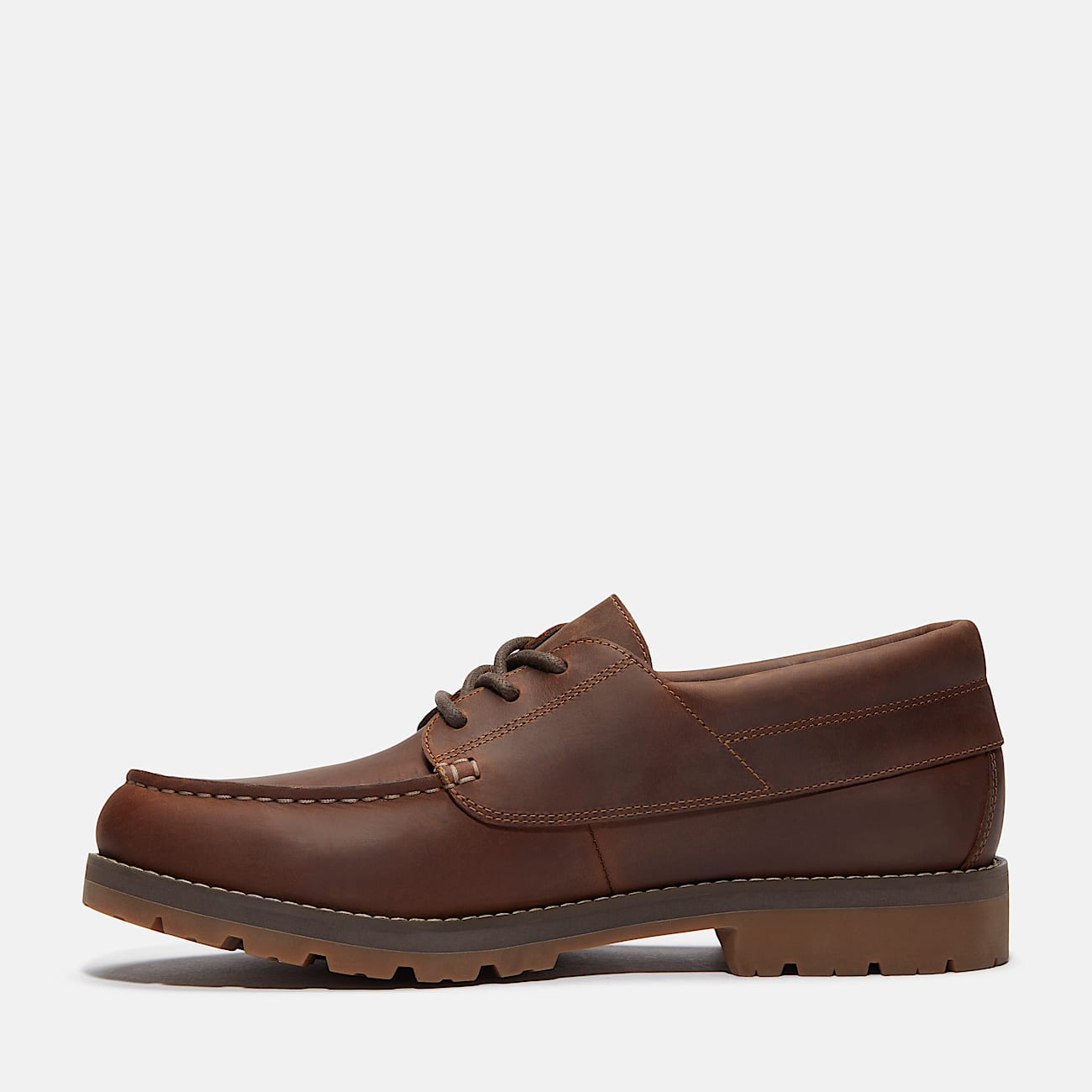 Britton Square Lace-Up Shoe for Men in Brown - 6