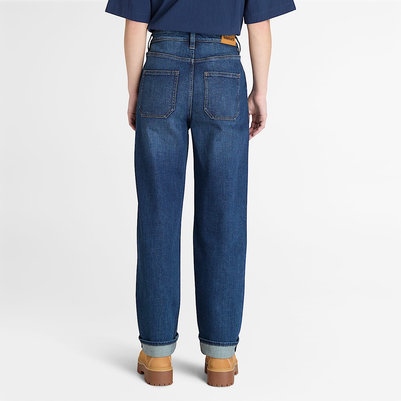 Gerade DenimHose fr Damen in Blau TBL Blau ALT9
