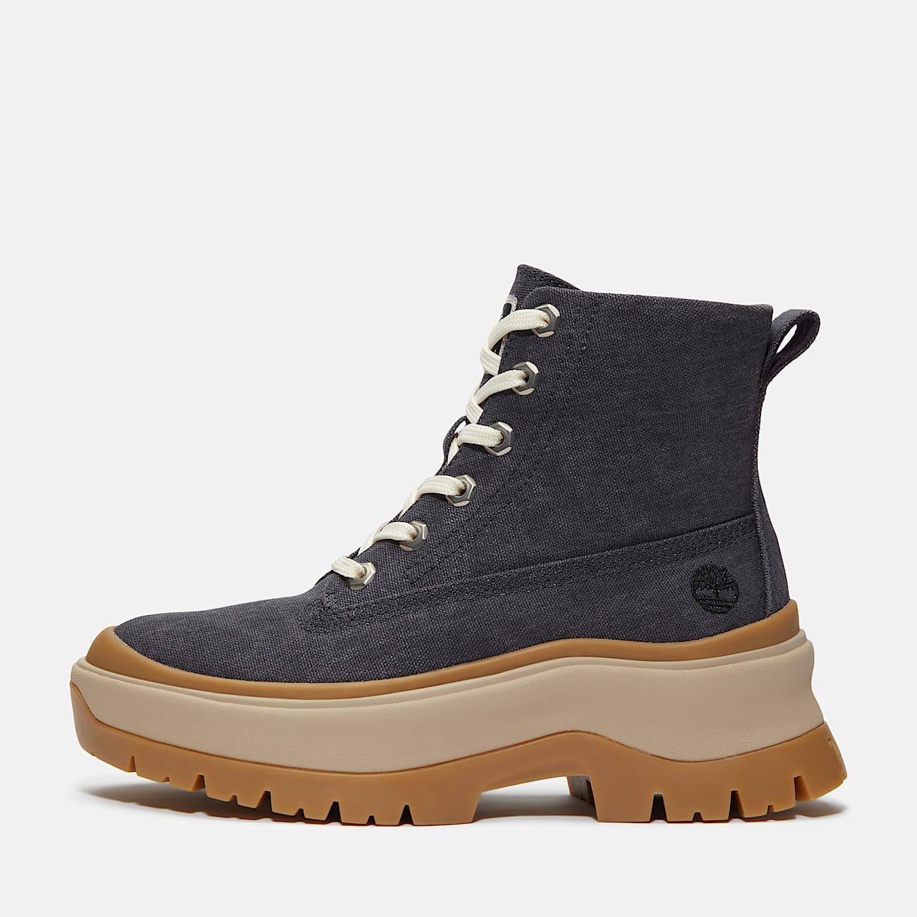 Roxie Lane Mid Lace-Up Boot for Women in Dark Grey - 8