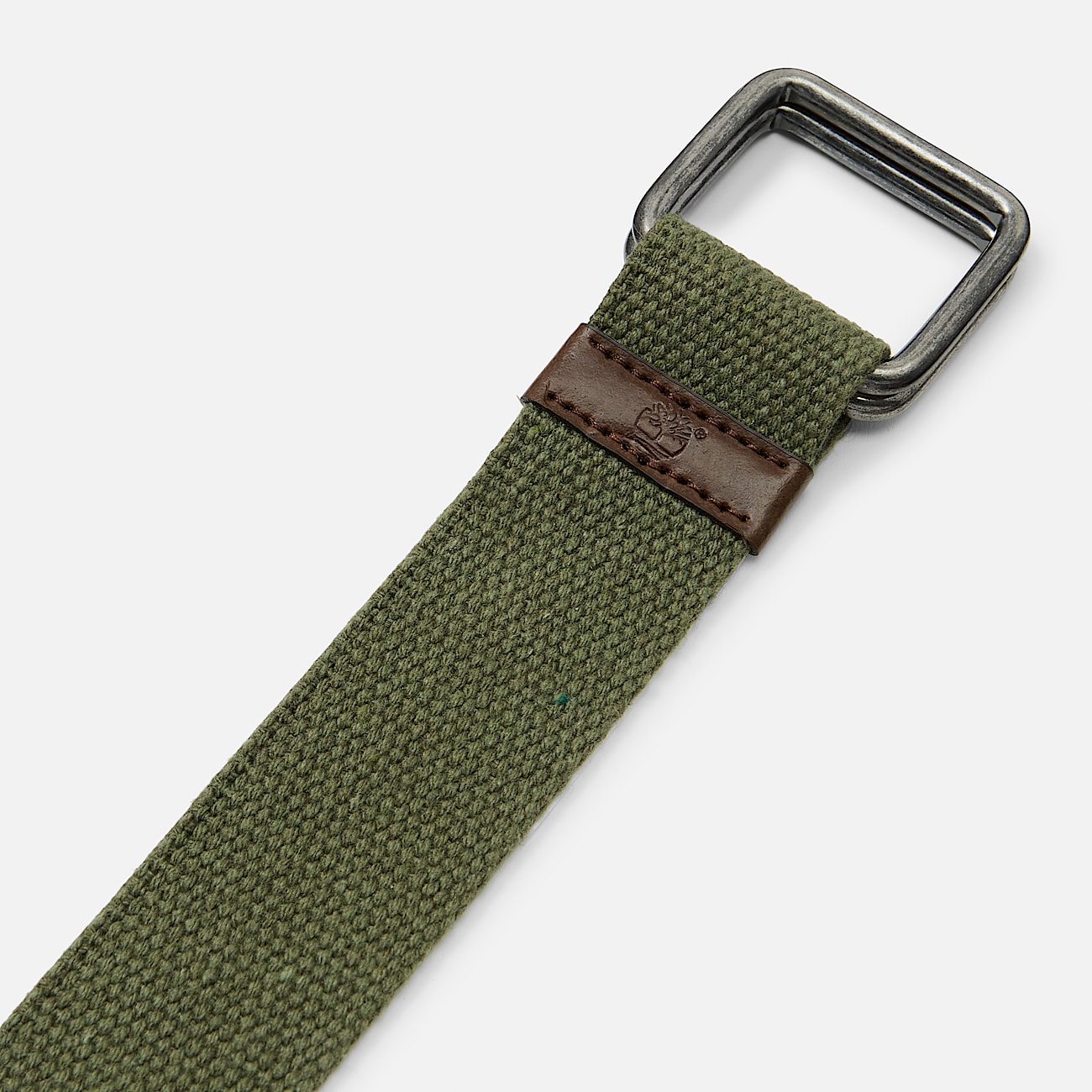 40 mm Webgürtel mit eckiger Schnalle für Herren in Grün - 2