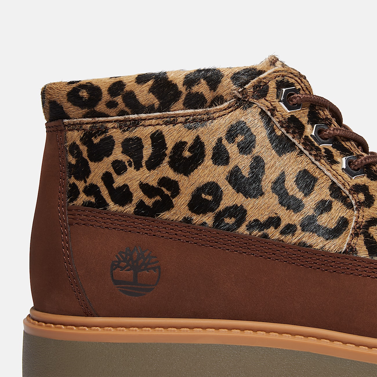 Leopard Platform Stone Street Chukka Boot for Women in Brown TBL Brown ALT7