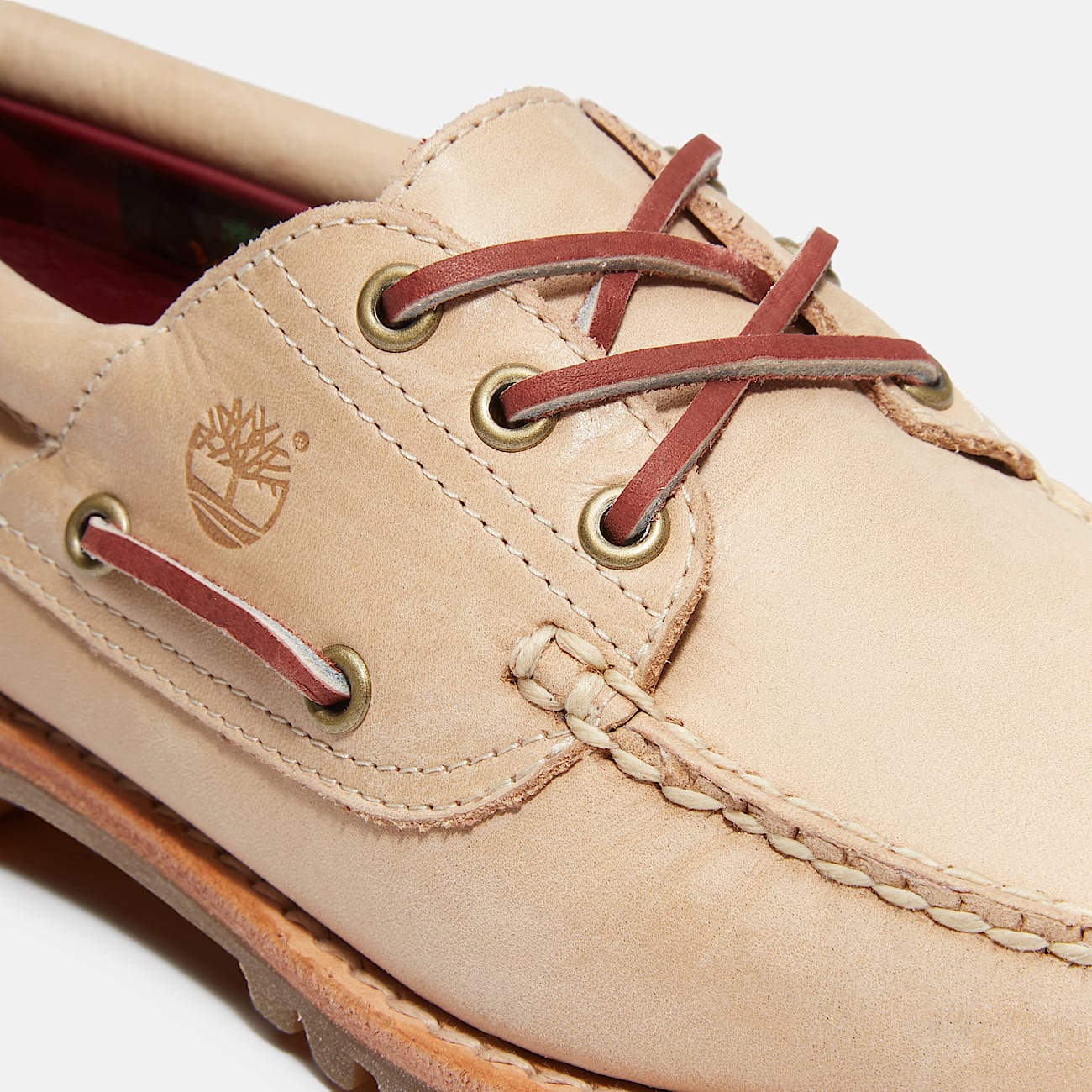 Noreen Boat Shoe for Women in Beige TBL Beige ALT7