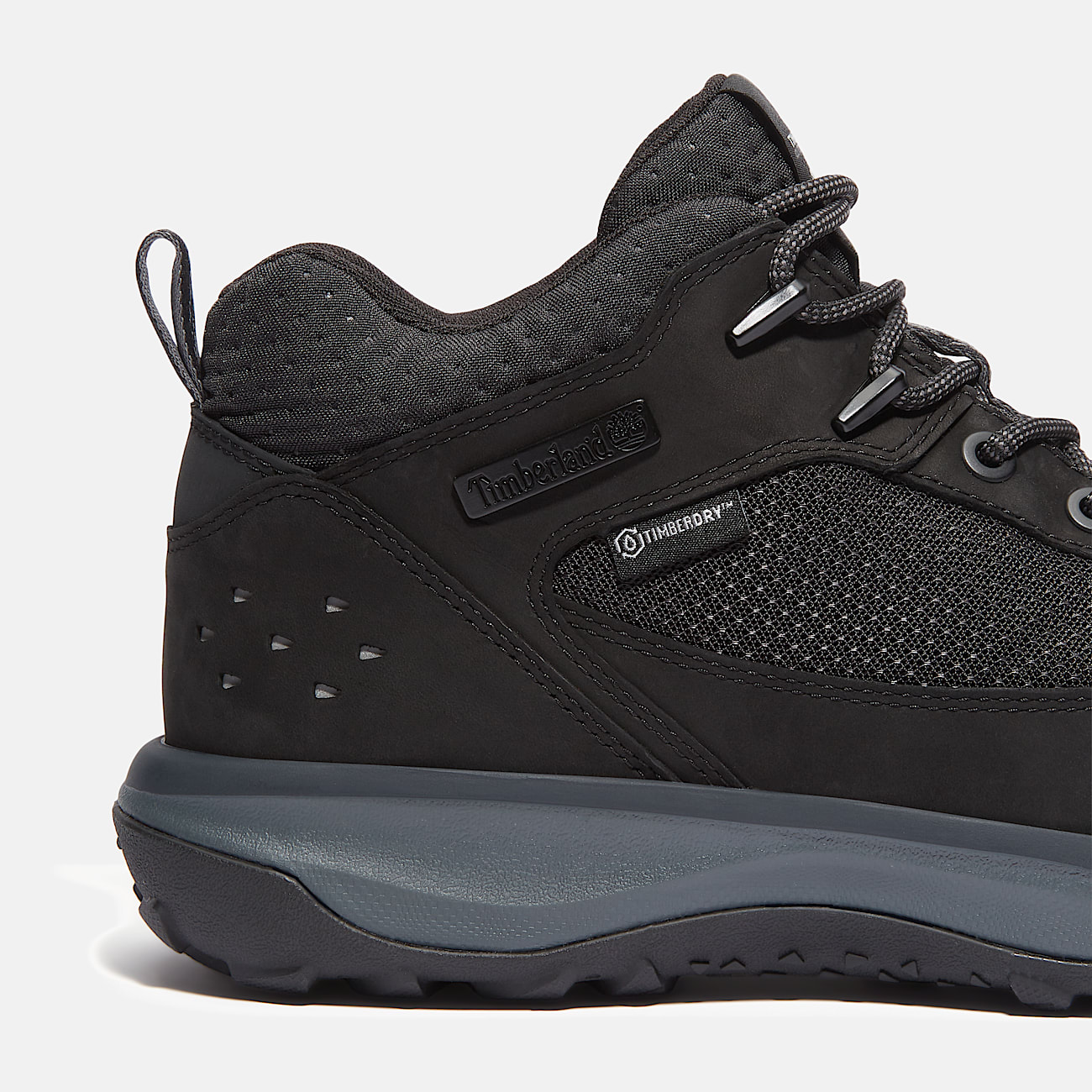 TimberCush Motion 7 Laceup Trainer for Men in Black TBL Black ALT7