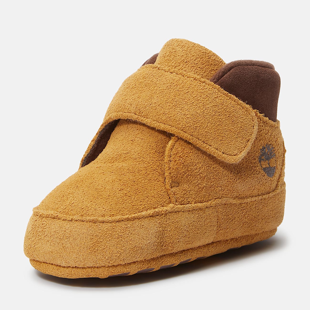 Scarponcino con Velcro da Neonato in giallomarrone TBL giallo ALT9