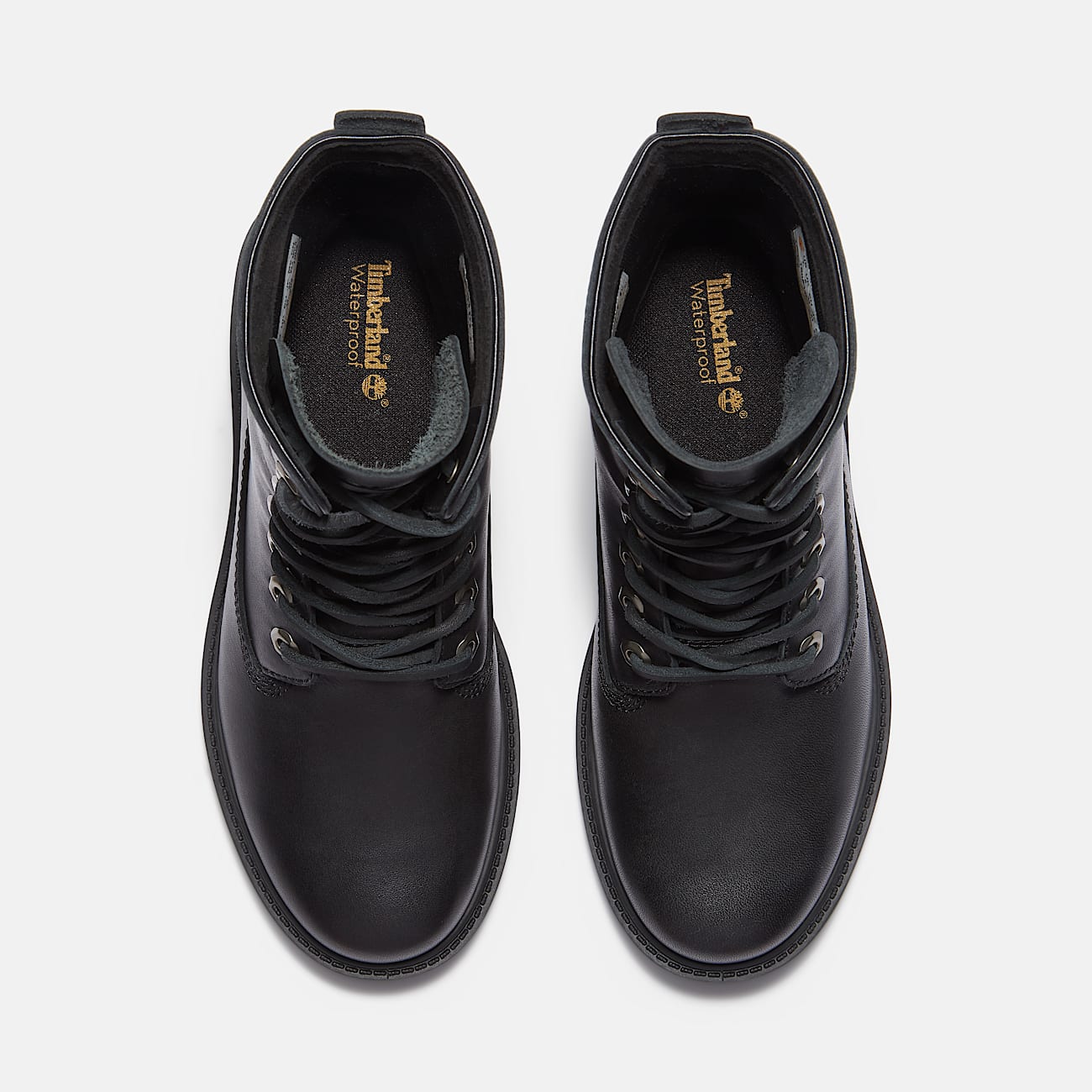 Timberland Premium 8Inch Waterproof Boot for Women in Black TBL Black ALT2