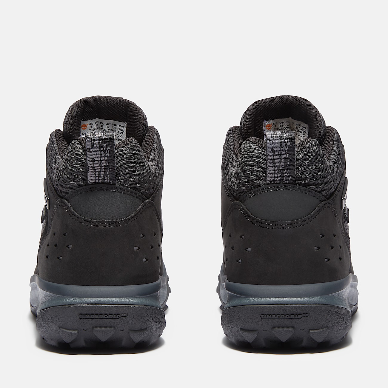 TimberCush Motion 7 Laceup Trainer for Men in Black TBL Black ALT5