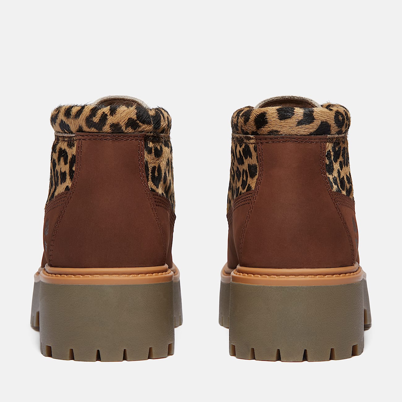 Leopard Platform Stone Street Chukka Boot for Women in Brown TBL Brown ALT5