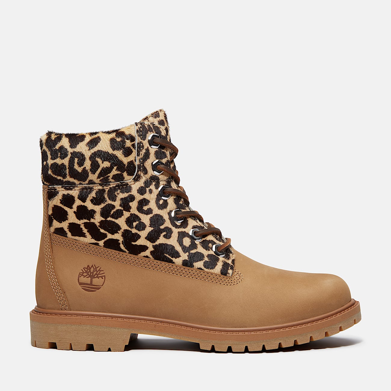 Leopard 6Inch Premium Boot for Women in Beige TBL Beige HERO