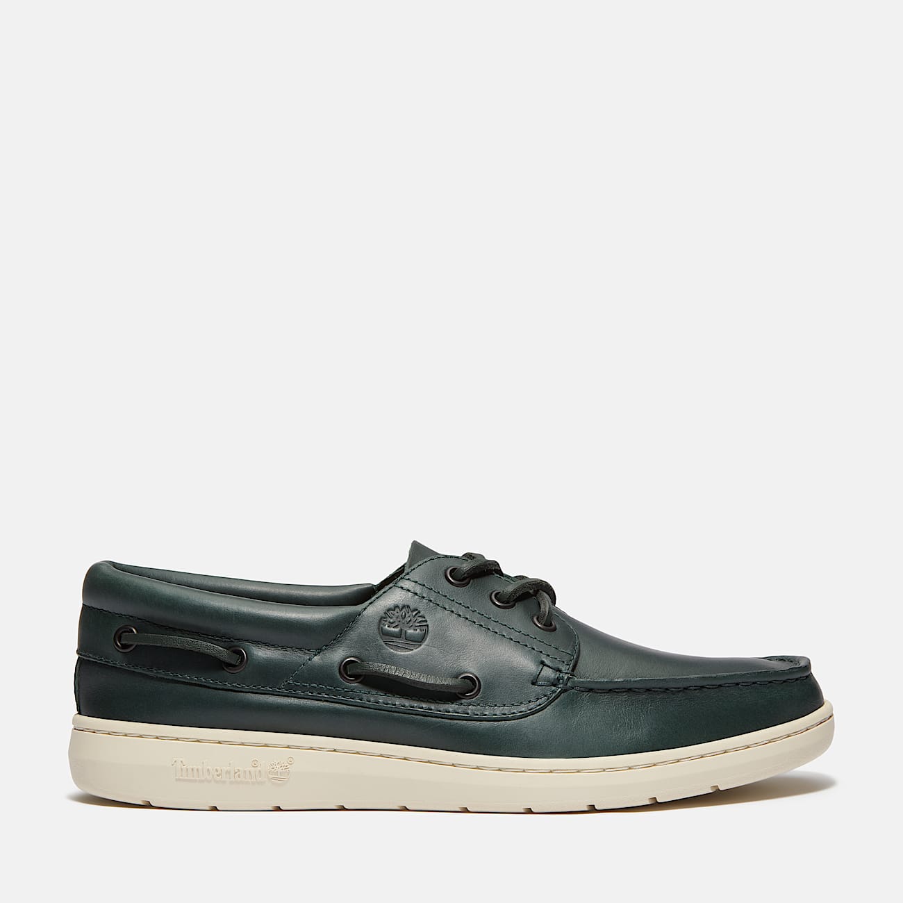 Portofino Pier Boat Shoe for Men in Dark Green TBL Green HERO