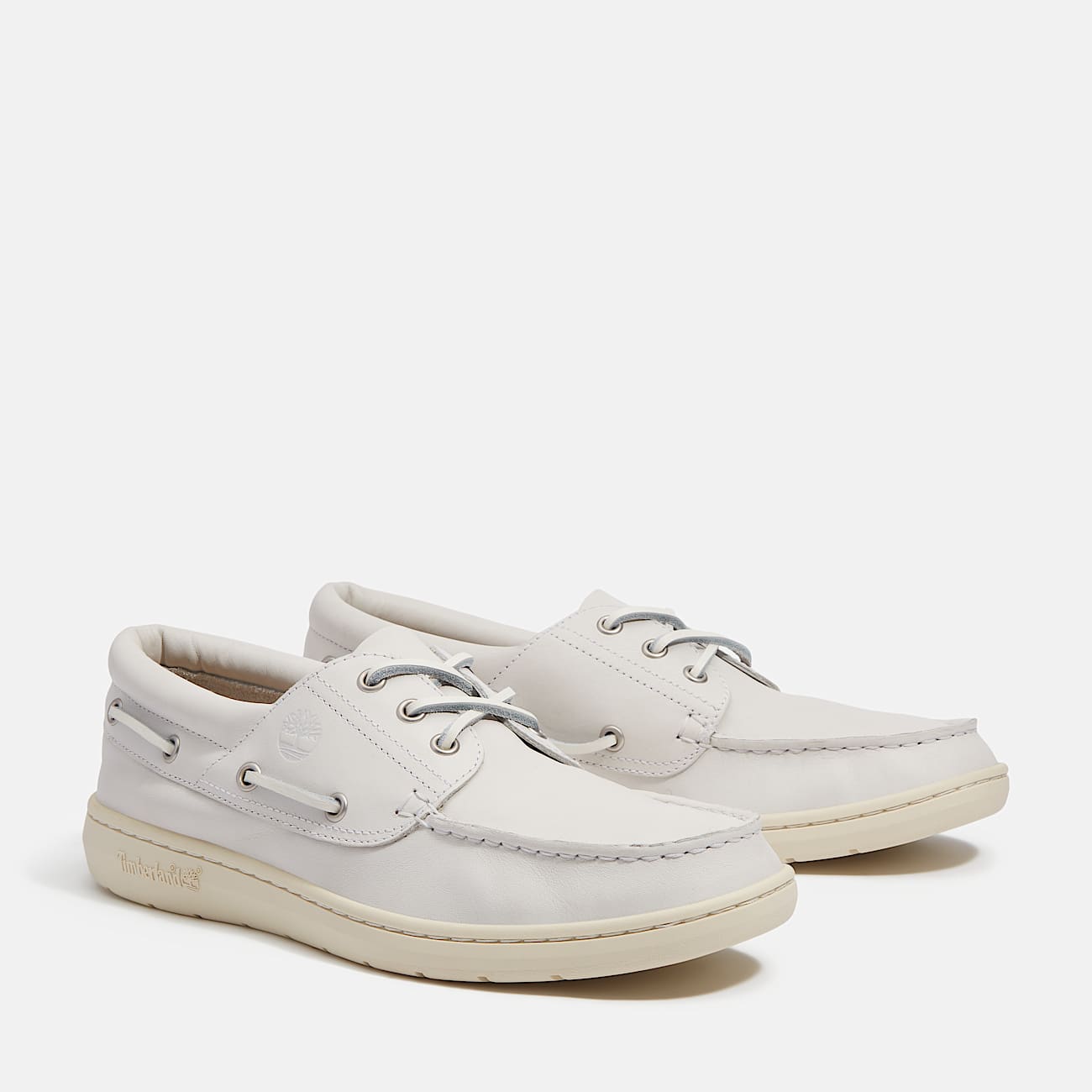 Chaussure bateau Portofino Pier pour homme en Blanc - 5