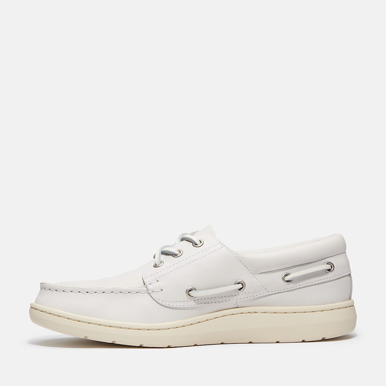 Chaussure bateau Portofino Pier pour homme en Blanc - 7
