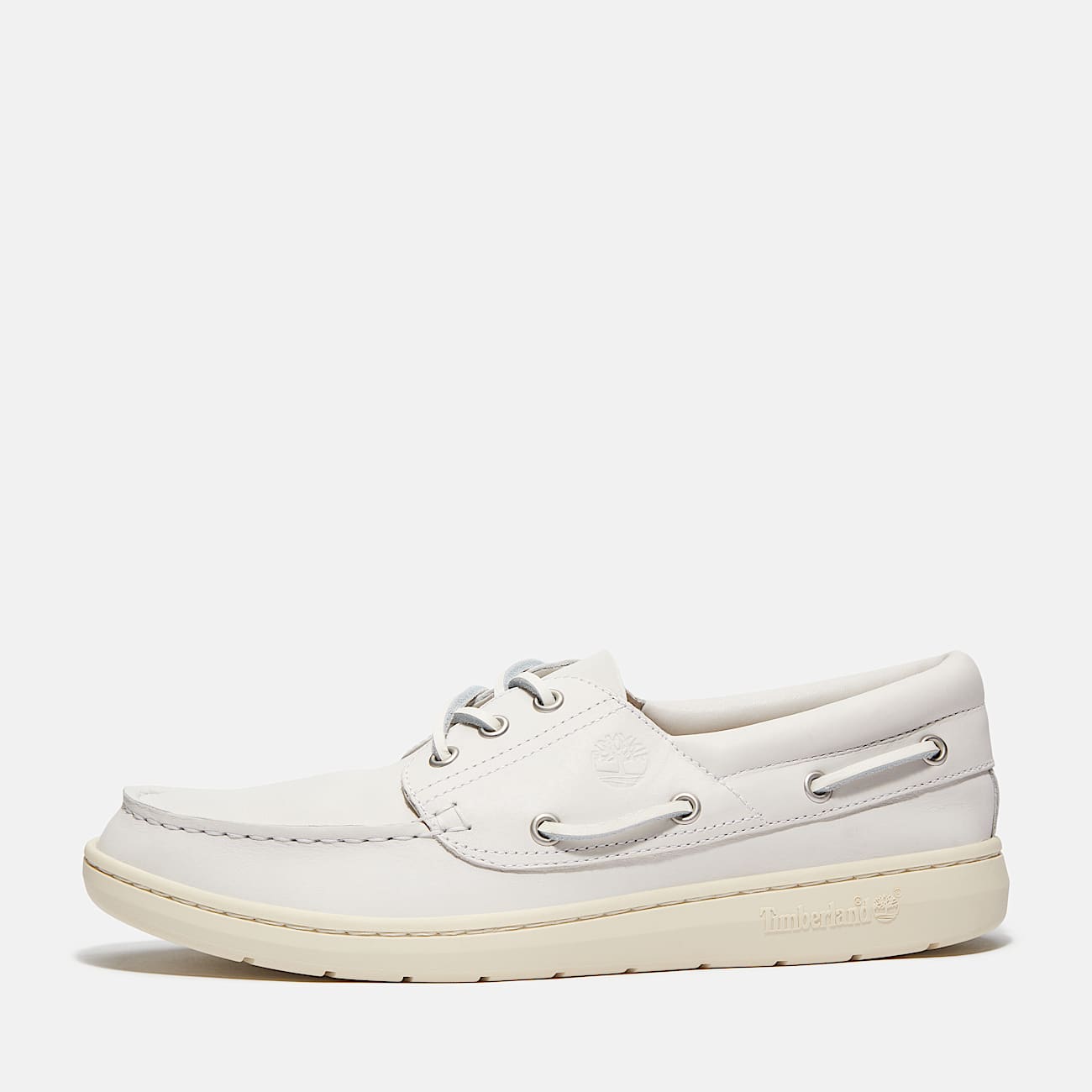 Chaussure bateau Portofino Pier pour homme en Blanc - 9