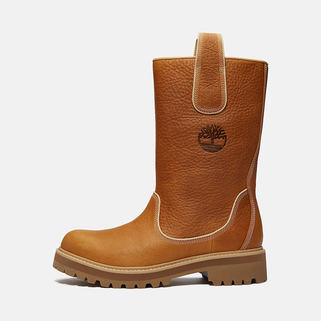 Vibram Tall PullOn Waterproof Boot for Men in Yellow TBL Yellow ALT8